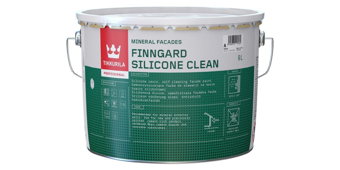 Samooczyszczająca farba elewacyjna Tikkurila Finngard Silicone Clean