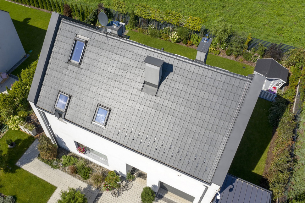 CREATON - dachówka ceramiczna DOMINO NUANCE szara angobowana