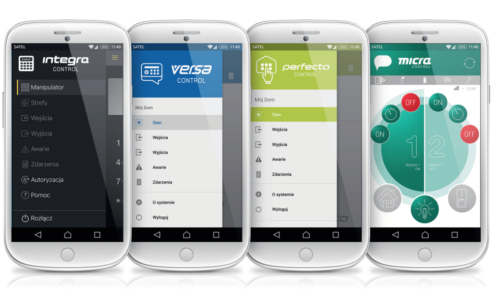Aplikacje mobilne do sterowania instalacją alarmową