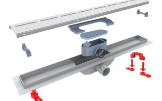 Odpływy linowe alfaLinear INOX
