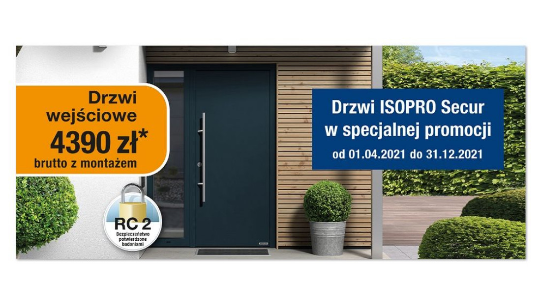 Drzwi ISOPRO Secur w specjalnej promocji