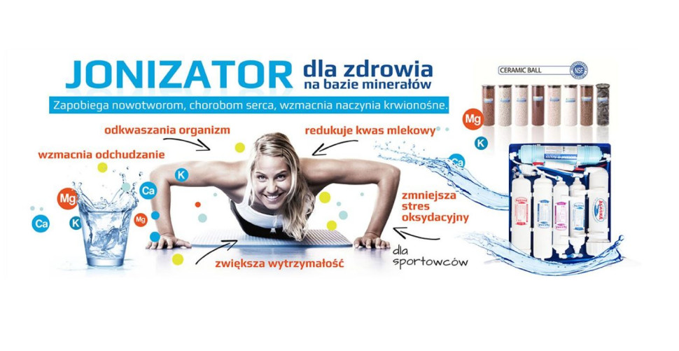 Zalety napojów jonizowanych