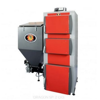 Kocioł z podajnikiem DRAGON V moc 15 kW