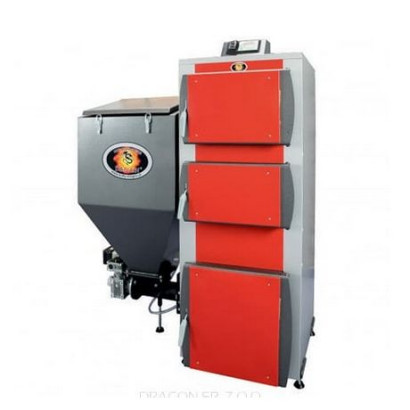 Kocioł z podajnikiem DRAGON V moc 20 kW
