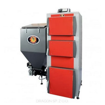 Kocioł z podajnikiem DRAGON V moc 30 kW