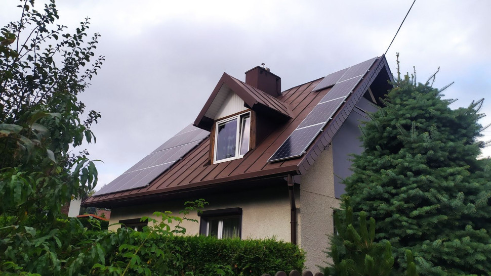 Instalacja fotowoltaiczna na dachu - realizacja 2