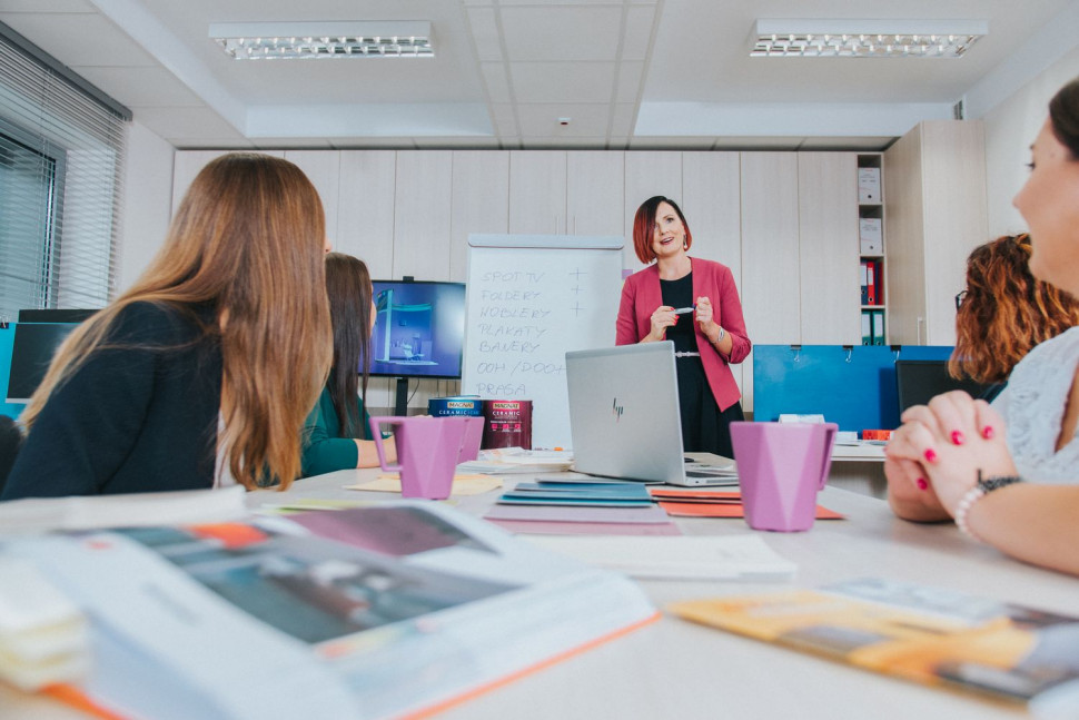 Narada w biurze Śnieżki