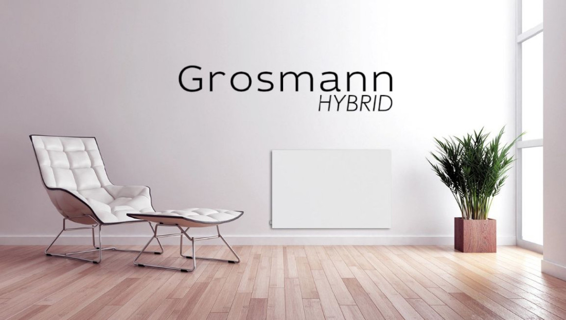 Elektryczne Grzejniki hybrydowe Grosmann Hybrid 2w1
