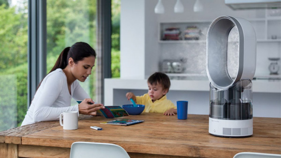 Nawilżacz z lampą UV eliminującą bakterie