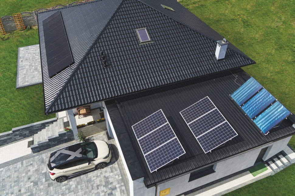 Inwestycja prywatna na Podkarpaciu, moduły Bruk-Bet Fotowoltaika