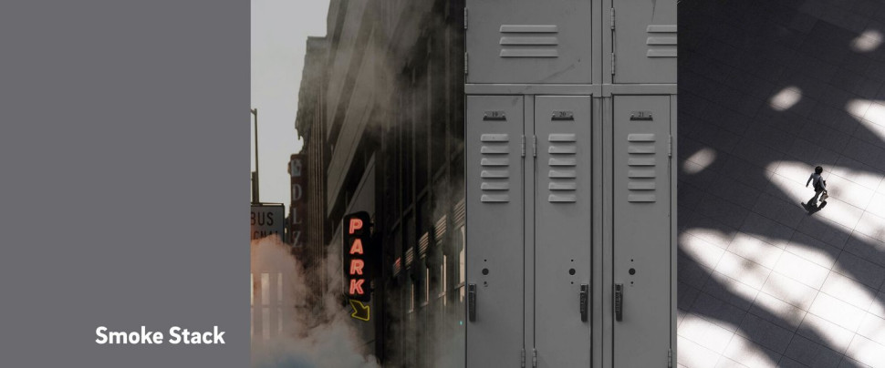 Matowy front mebli - Smoke Stack