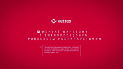 Montaż warstwowy z energooszczędnym podkładem parapetowym | VETREX