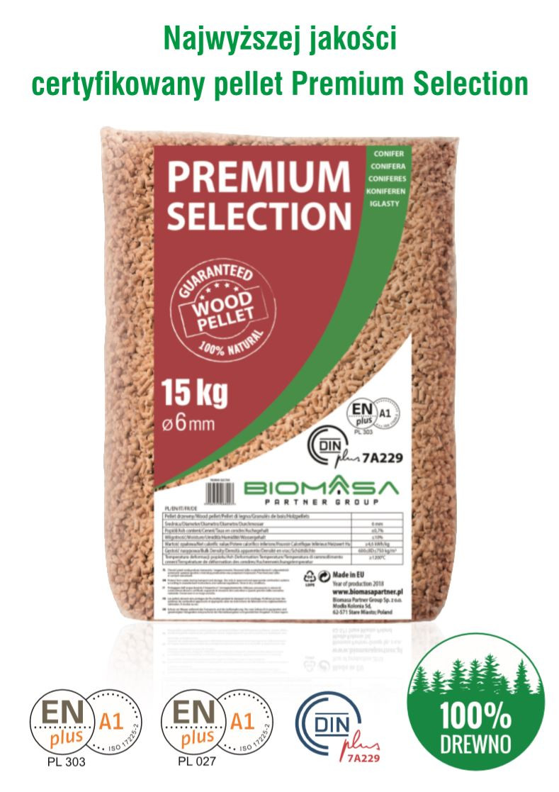 Opakowanie pelletu Premium Selection