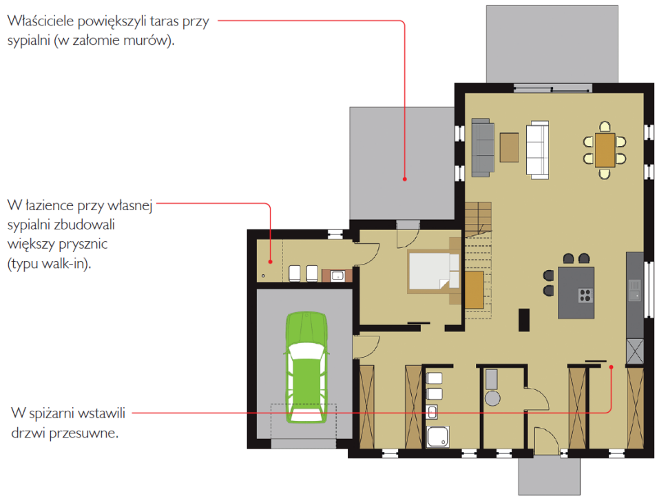 Rzut parteru po zmianach