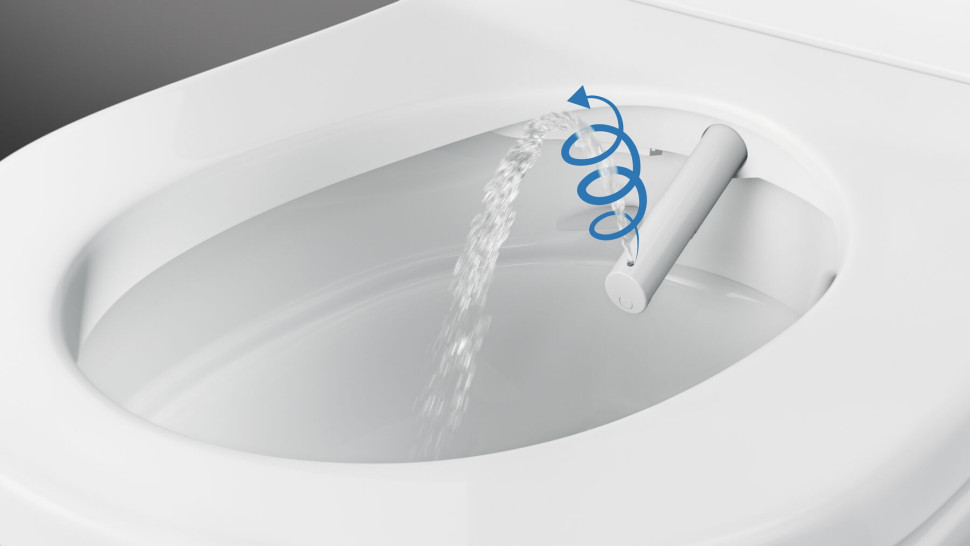 Funkcja mycia w desce myjącej AquaClean Tuma