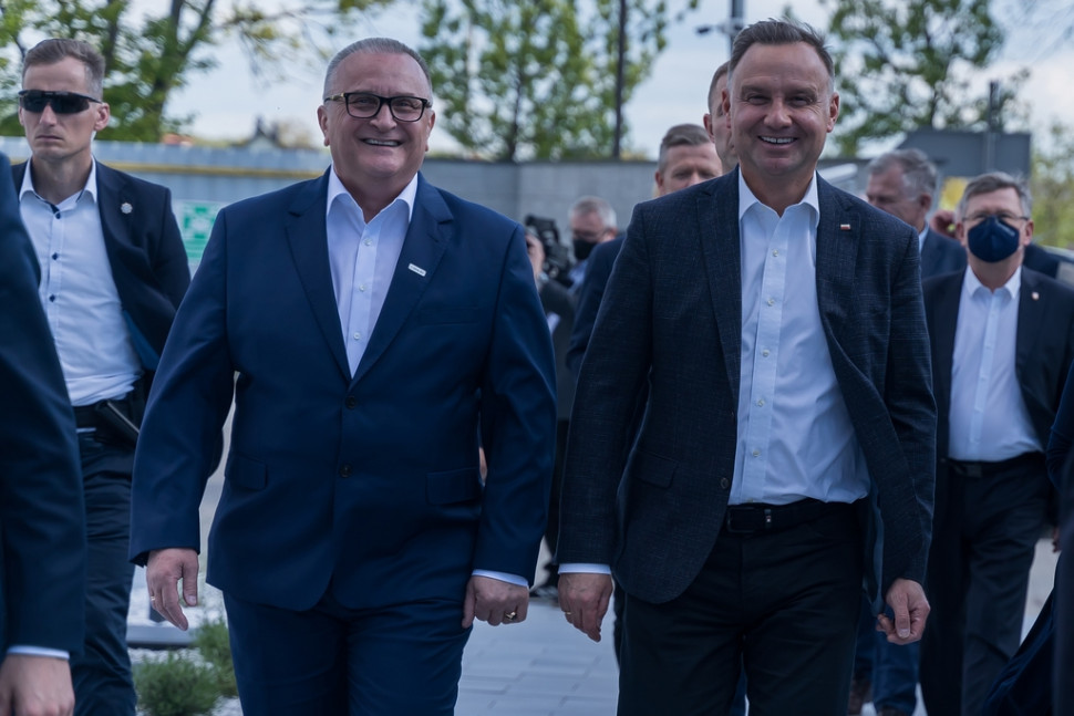 Andrzej Duda i Krzysztof Witkowski
