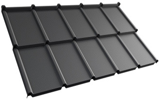 Nowoczesna blachodachówka panelowa TIGRA