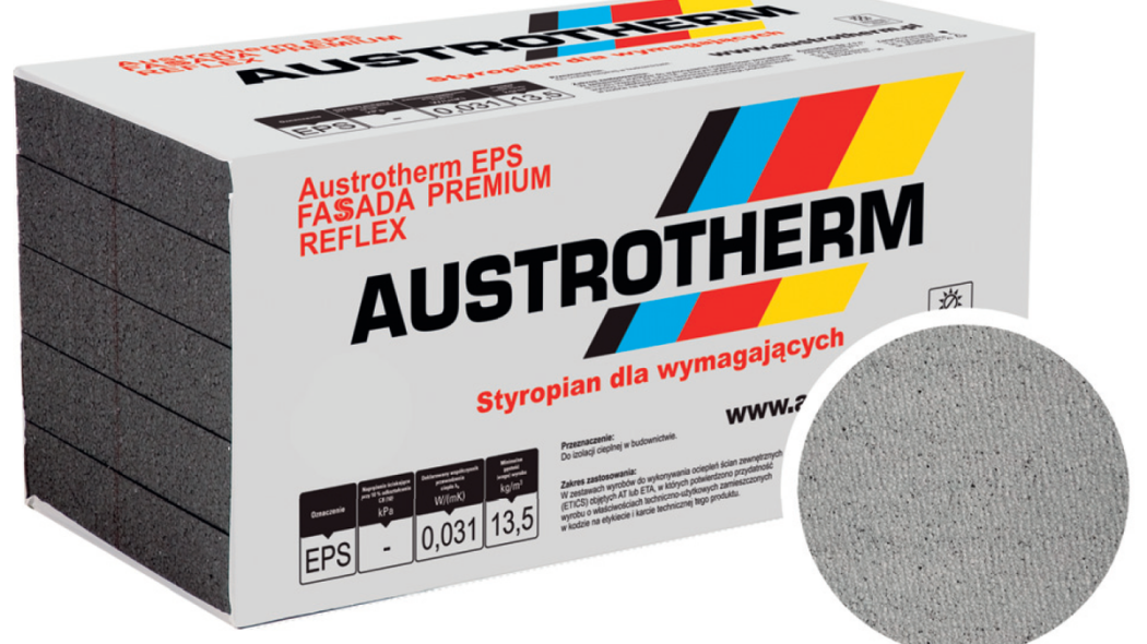 Grafitowy styropian Austrotherm EPS FASSADA PREMIUM REFLEX