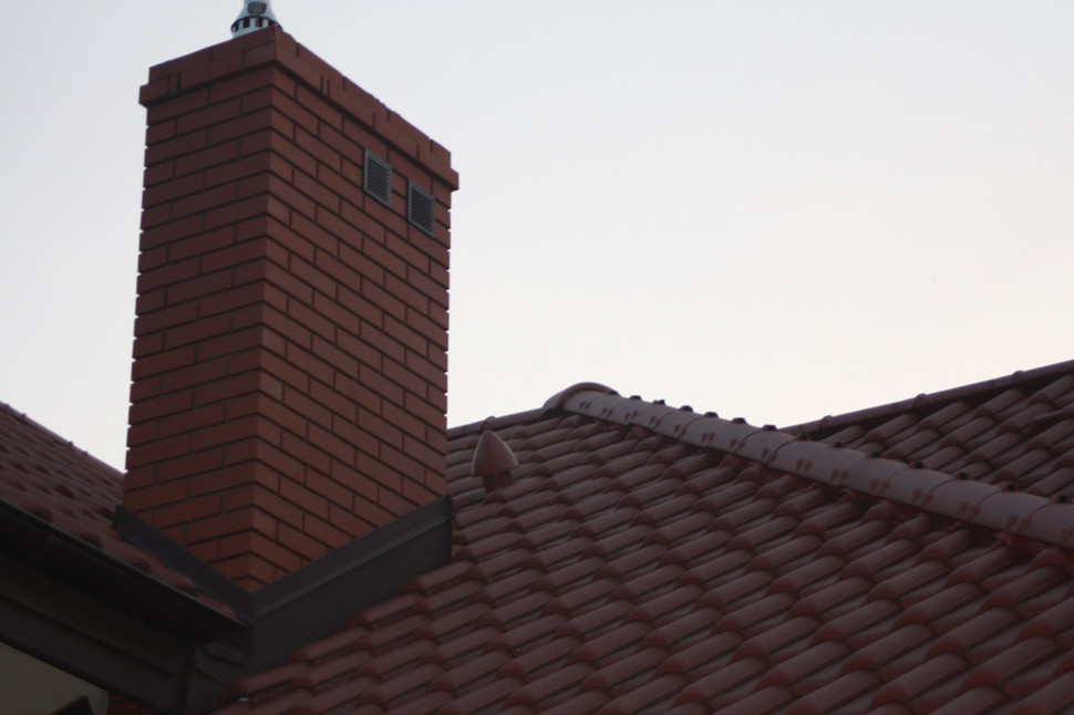 Biologiczna oczyszczalnia ścieków - dach z wentylacją