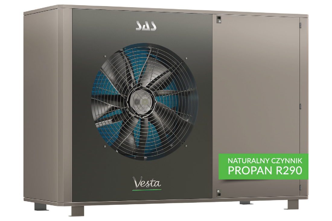 Vesta - pompa ciepła powietrze/woda firmy SAS