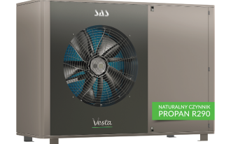 Vesta - pompa ciepła powietrze/woda firmy SAS