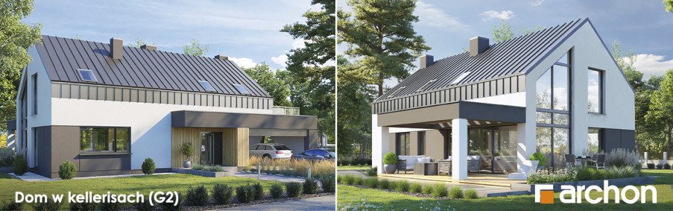 Dom w kellerisach (G2) - wizualizacja
