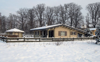 Dom Krąg w saunowisku - można w nim zamieszkać na próbę