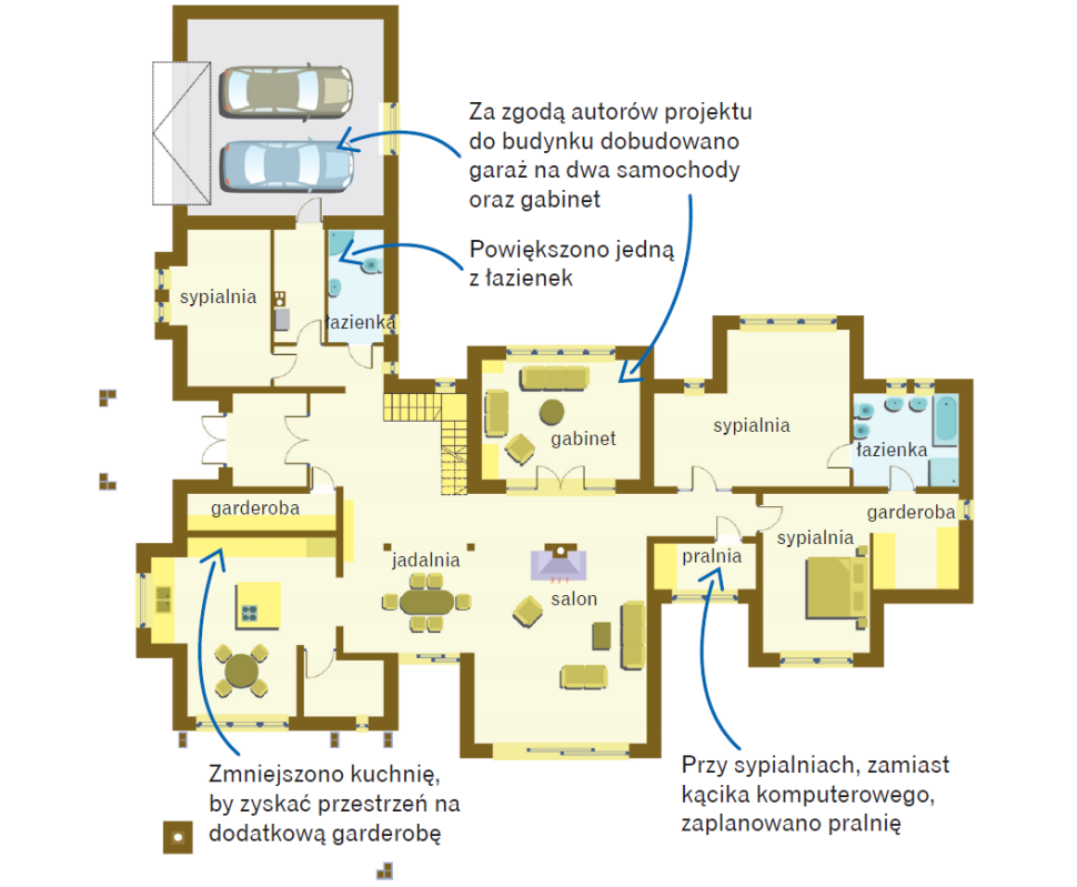 Rzut parteru po zmianach