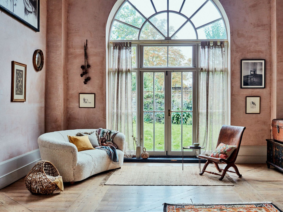 Lniane zasłony z efektem sprania