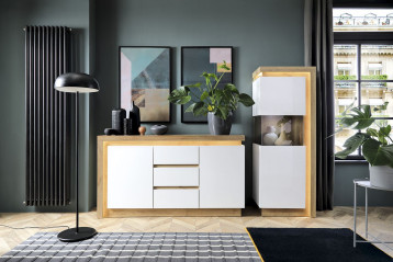 Kolekcja Lyon z bocznymi przeszkleniami i ledowymi wieńcami