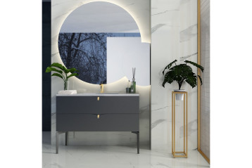 Siena - kolekcja mebli łazienkowych o złagodzonej krzywiźnie