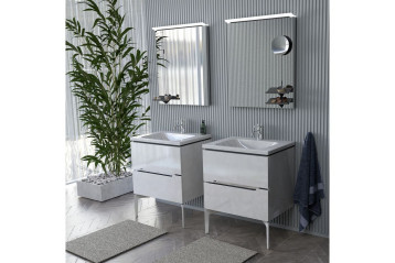 Kolekcja Silver UNI kompatybilna z wszystkimi umywalkami kolekcji uniwersalnych