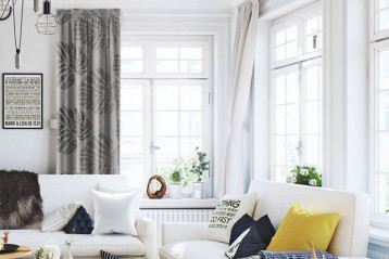 Borgo - tkanina żakardowa w kolorze grafitowo-szarym 