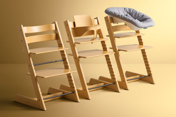 Krzesełka Tripp Trapp dostosowane do wieku dziecka