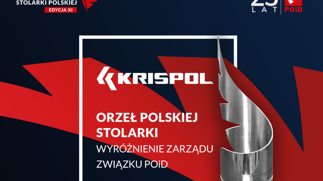 KRISPOL wyróżniony Orłem Polskiej Stolarki