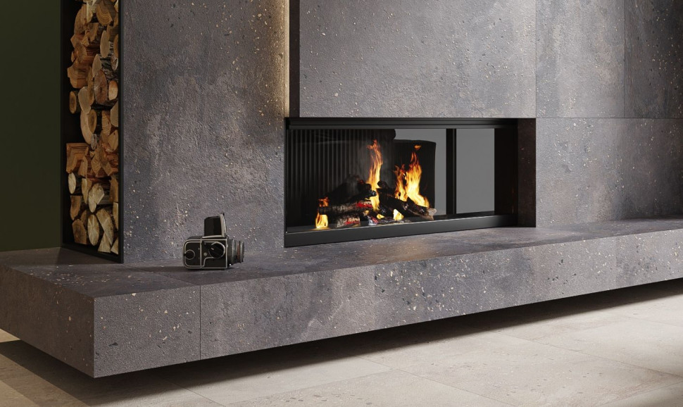 Modne, wielkoformatowe płytki gresowe inspirowane betonem