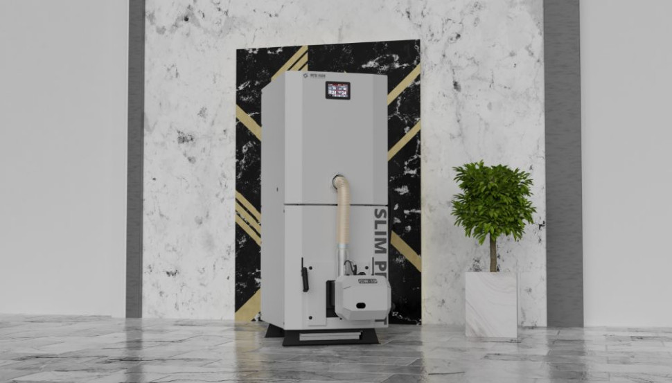 Kocioł SLIM PELLET - zaprojektowany z myślą o małych kotłowniach