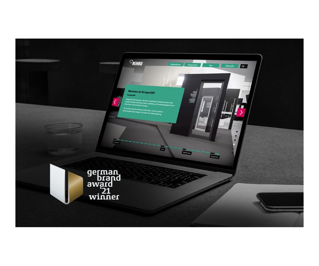 REHAU Window Solutions zdobywcą German Brand Award 2021 za "Wirtualny spacer - Digital Highlight Tour"