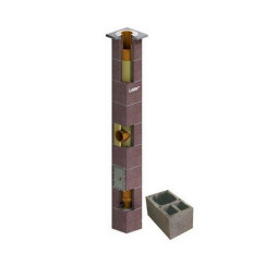 Komin systemowy ceramiczny LEIER 7 m fi200