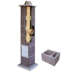 Komin systemowy ceramiczny LEIER 11 m fi200 z wentylacją