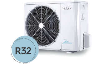 Pompy ciepła NETSU z czynnikiem chłodniczym R32