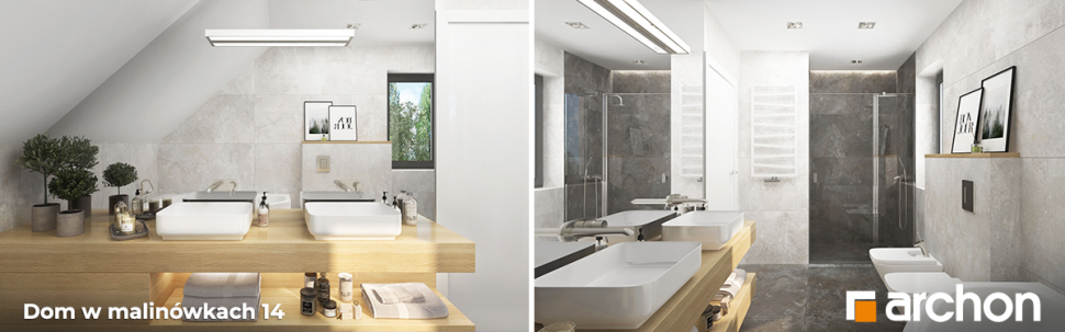 Dom w malinówkach 14 - wizualizacja wnętrza