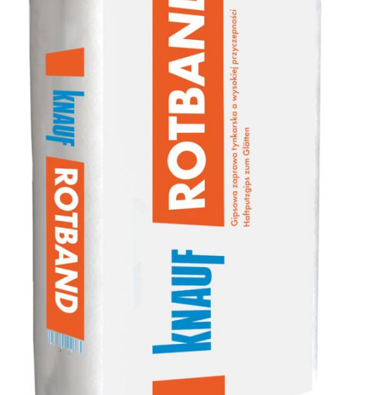 Knauf Rotband Ręczny tynk gipsowy o zwiększonej przyczepności