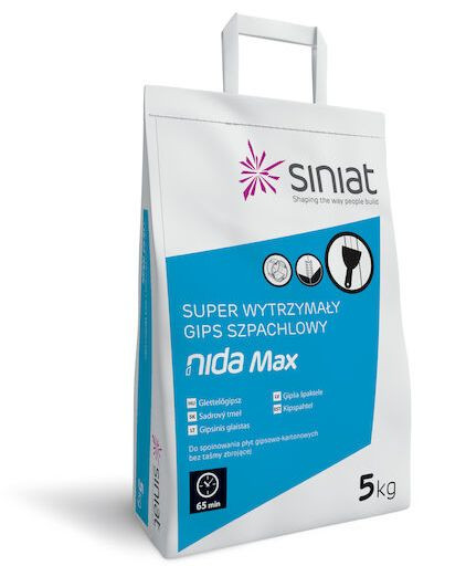 Gips szpachlowy Nida MAX. fot. Siniat