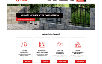 Kalkulator ogrodzeń 3D firmy JONIEC®