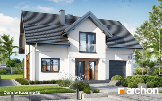Komfortowy dom z efektowną lukarną frontową! Interesujący projekt ARCHON+