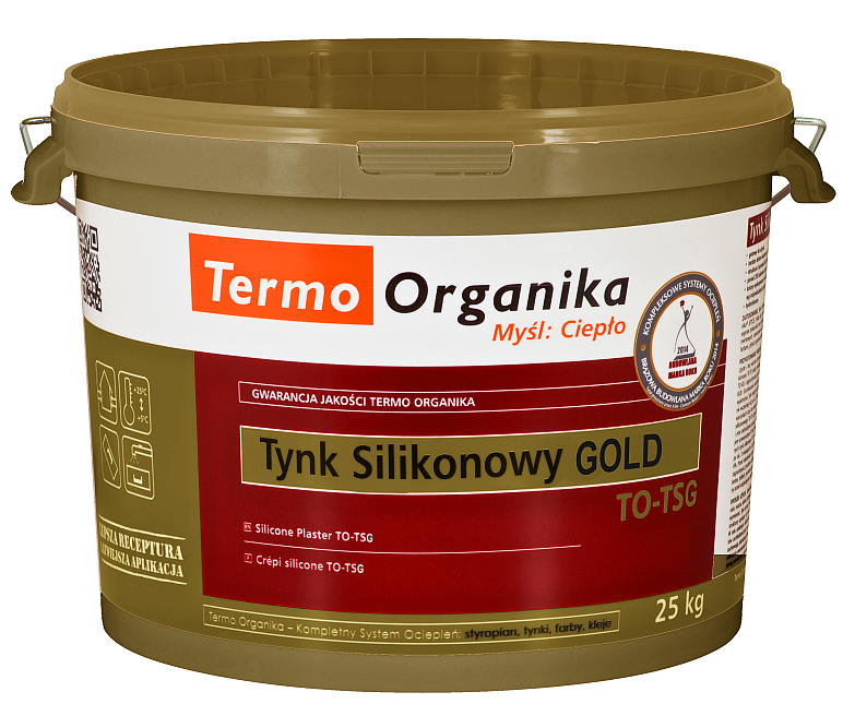 Tynk Silikonowy GOLD stosowany w Kompletnym Systemie Ociepleń Termo Organika