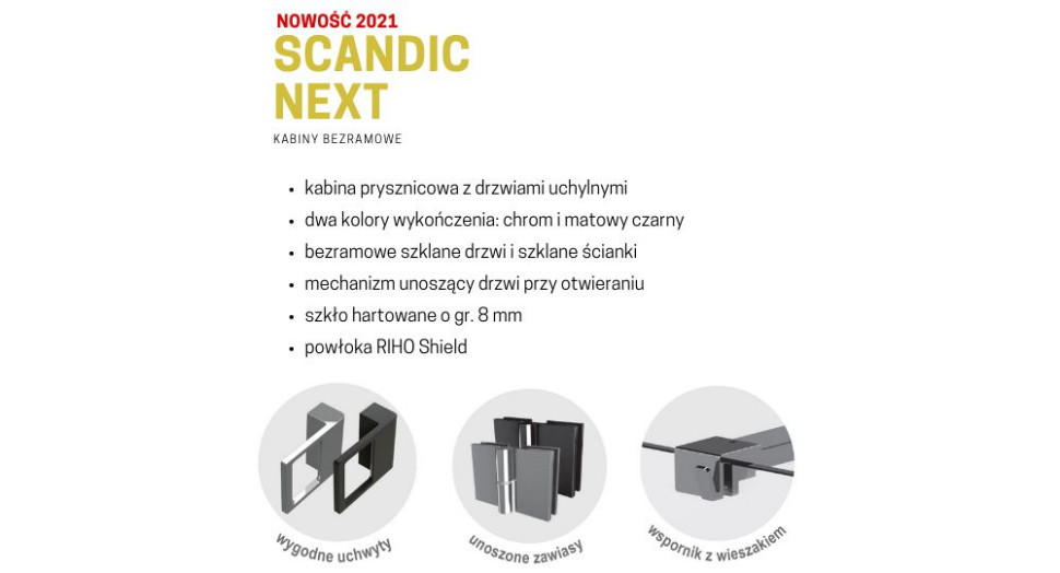 Cechy charakterystyczne kabin SCANDIC NEXT