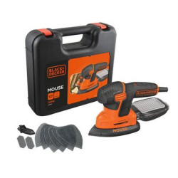 Kompaktowa szlifierka Mouse® nowej generacji 120 W w walizce z 9 akcesoriami