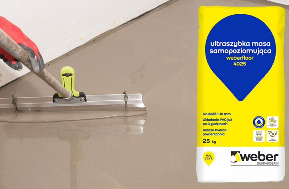 Wylewka samopoziomująca weberfloor 4025